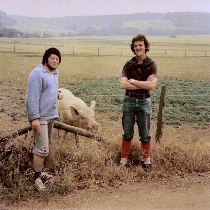 The Ridgeway - 1974 (the pig was being temperamental about posing)