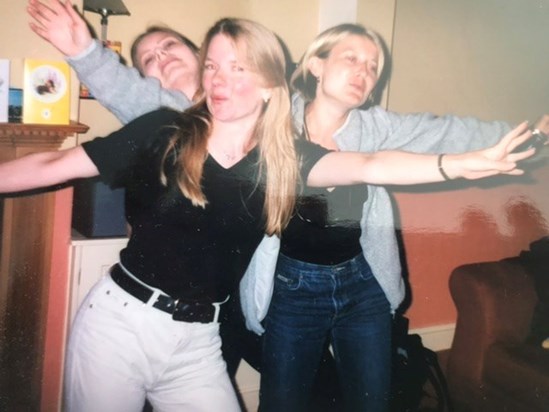 This is how I’ll always remember Angela - dancing! Taken early 2000s