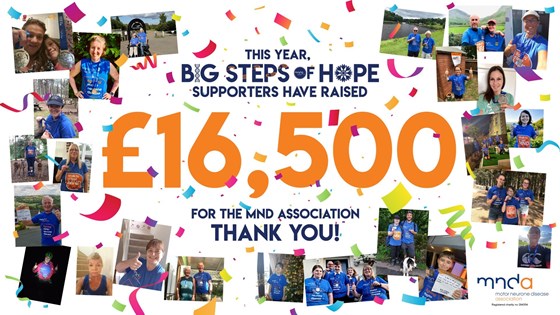 Big Steps of Hope Tribute Walk to D'Feet MND Virtual Events 2020 - Thank you! 
