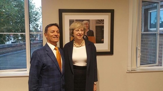 Dad with the PM