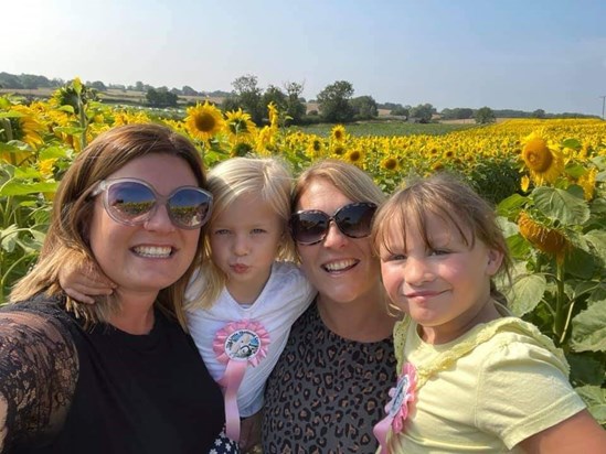 We had such a lovely afternoon in the sun, visiting the sun flowers trying to find our way out the maze.