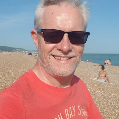 A sunny day at Hythe beach