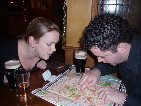 Planning our military campaign through the pubs of Dublin
