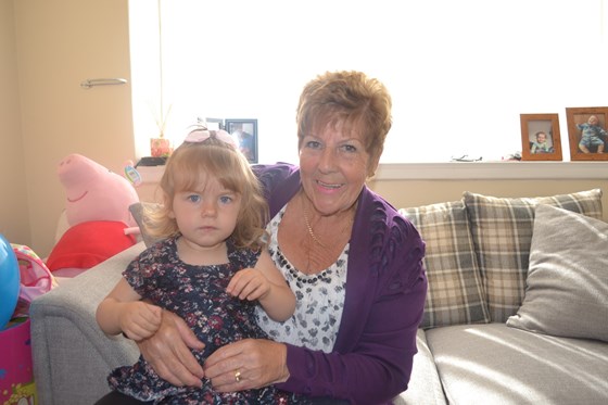 Mum with Olivia,,her great granddaughter xx
