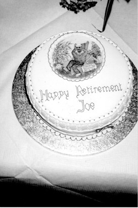 retirement cake