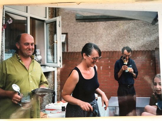 Bar-B-Cue at ours for a French homecoming. 