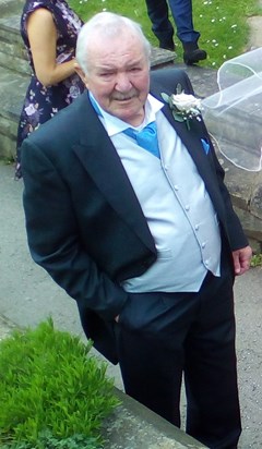 Tom at Julie's Wedding April 2017