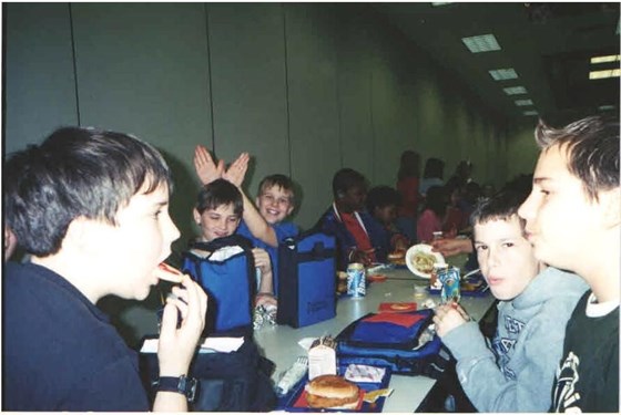 5th grade lunch table