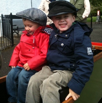 All aboard! On the 'wee train' 2011