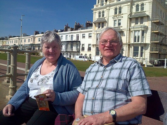 On the seafront at St Leonards