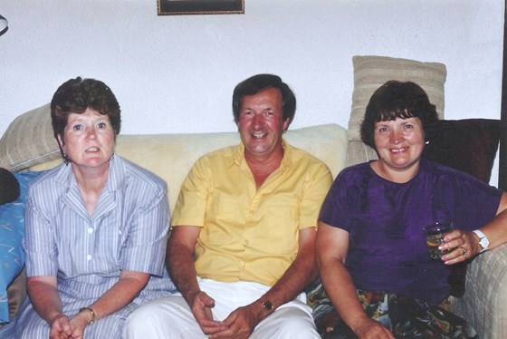 visiting Margaret and Clive in 1991