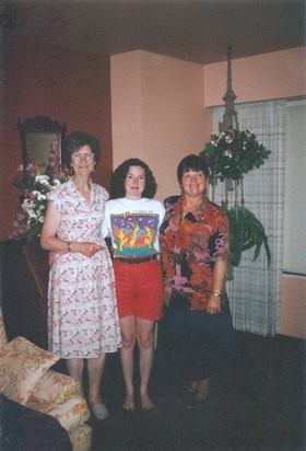Nancy Rachael and Hilda 1994 visit