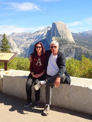 2015 - Steve & Nikki on their US West Coast road trip. Yosemite National Park 