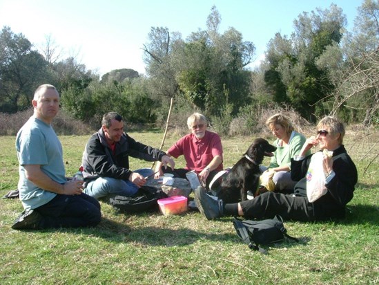montenegro  picnic with monte dog! 