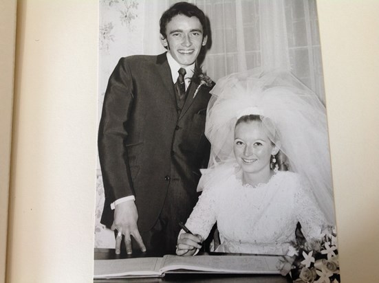 Wedding Day Lin and Mart 23 November 1968