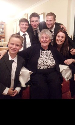 Nanny and the grandchildren 