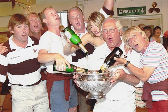 Winning the Town Cup in 2004