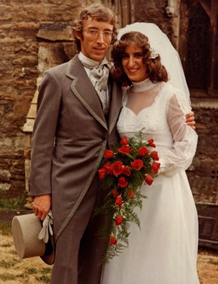 Wedding Day with Angela, 1976