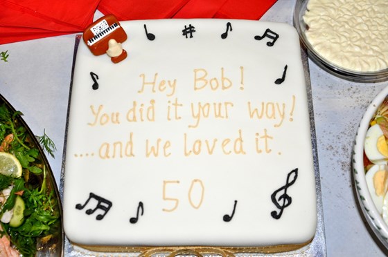 The cake says it all!