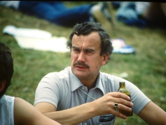 Alan during one of our several trips to Le Mans in the 1980's. Alastair Meikle