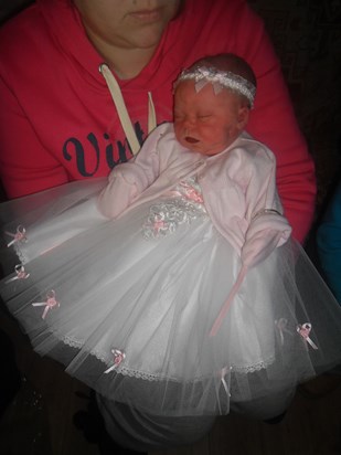 Bethany in her beautiful dress x