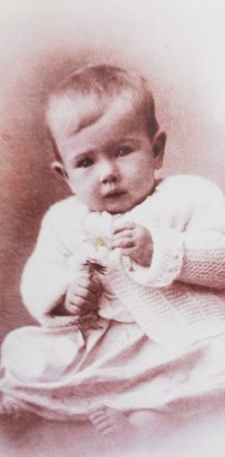 Joan as a baby