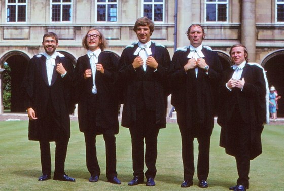 Graduation Day, Emmanuel College, Cambridge. Summer 1973