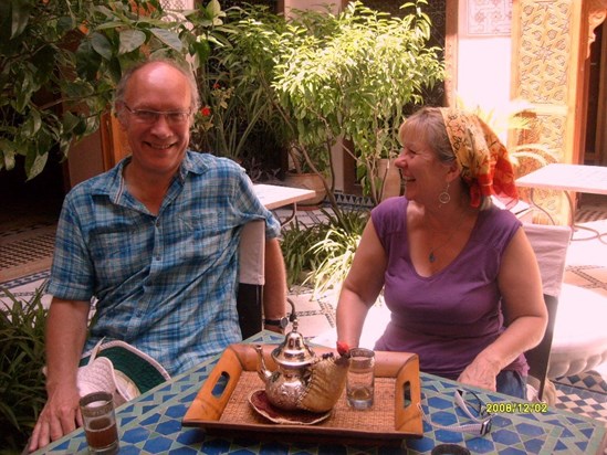 Nick and Jill in Marrakesh 2008 