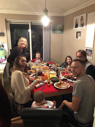 Family early Xmas dinners we always did 