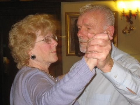 Mum and Dad dancing