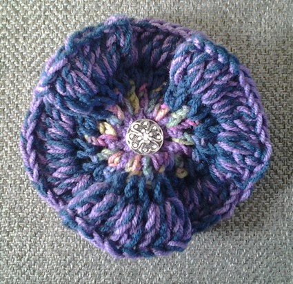 I made this mandala flower in Honor of Wink.