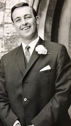 Noel on his wedding day 1968