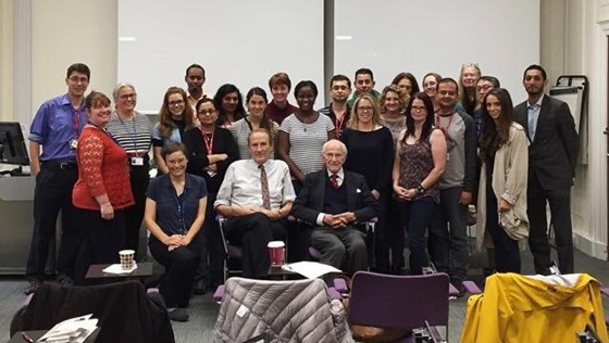 Dr William Frankland with Imperial PG Cert Allergy students and faculties in 2017