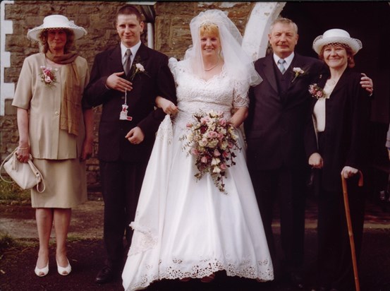 Glenda and Alan's wedding
