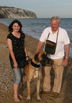 Gramps, Leona and Shadow on the IoW.
