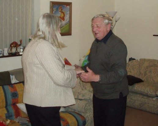 Mum and Dad still dancing at 70.
