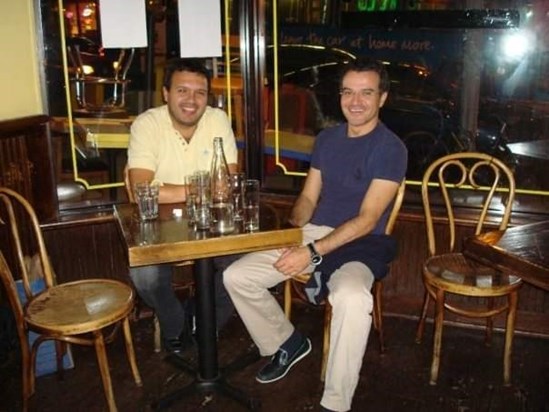 Thank you my friend for so many good moments! (Manuel and Lalo somewhere in DC)