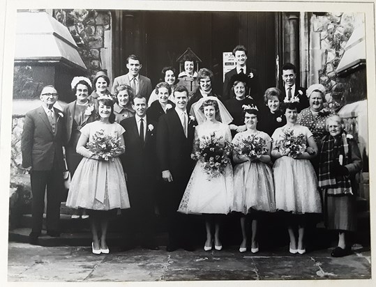 Denis and Jill's wedding at St. Saviour's Church, Hampstead
