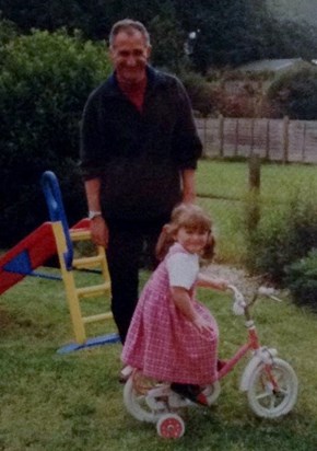 Bob with grand-daughter Gemma