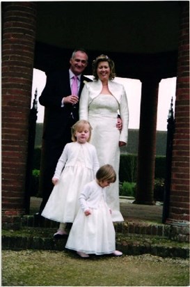 wedding in 2005 with the grandchildren he so enjoyed being with