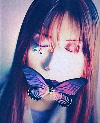 Kami Purple Butterfly