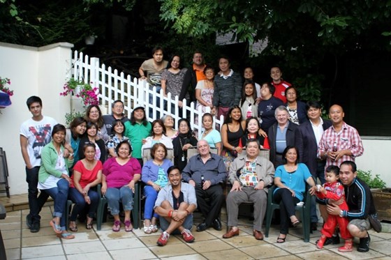 with friends in the community and LK Family that were closed to Tita Esther's heart
