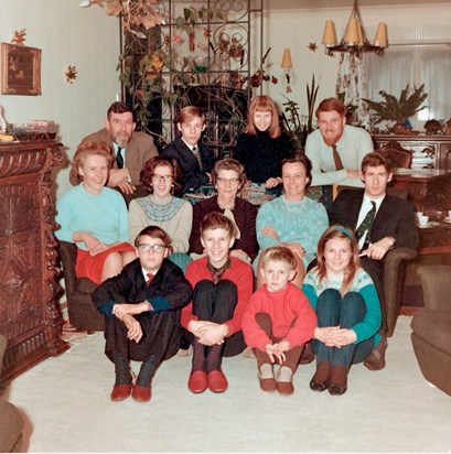 ~1967 Christmas with Bim and Anne Jacques and cousins at Térremer, 10 Gordon Road, Dovercourt