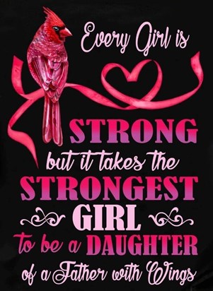 This quote is so true Dad I got all my strength from you but when you went part of me went with you including my strength xxxxxx