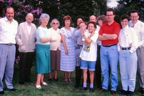 Alan and Julie visit from Australia in 1991 with Will's family photo taken by Will of course