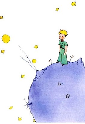 petit prince on  his asteroid