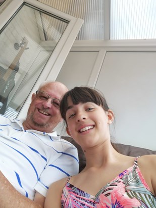Selfie with Grandad Summer 2020