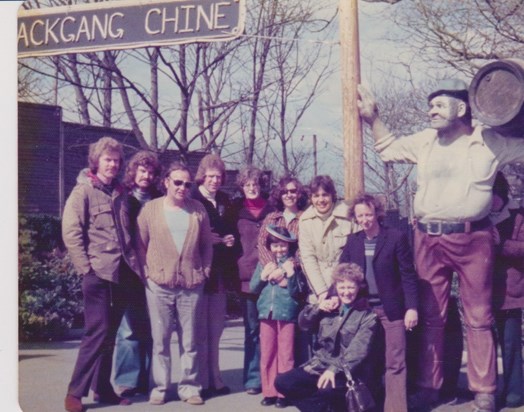 Another invasion at Blackgang Chine Easter 1977