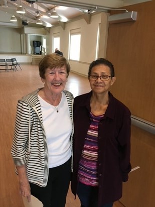 Diane & Brenda at West University Community Center 