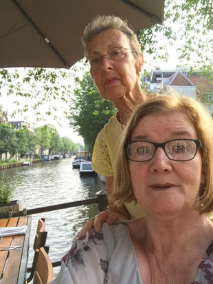 Eileen and Lesley in Amsterdam, July 19